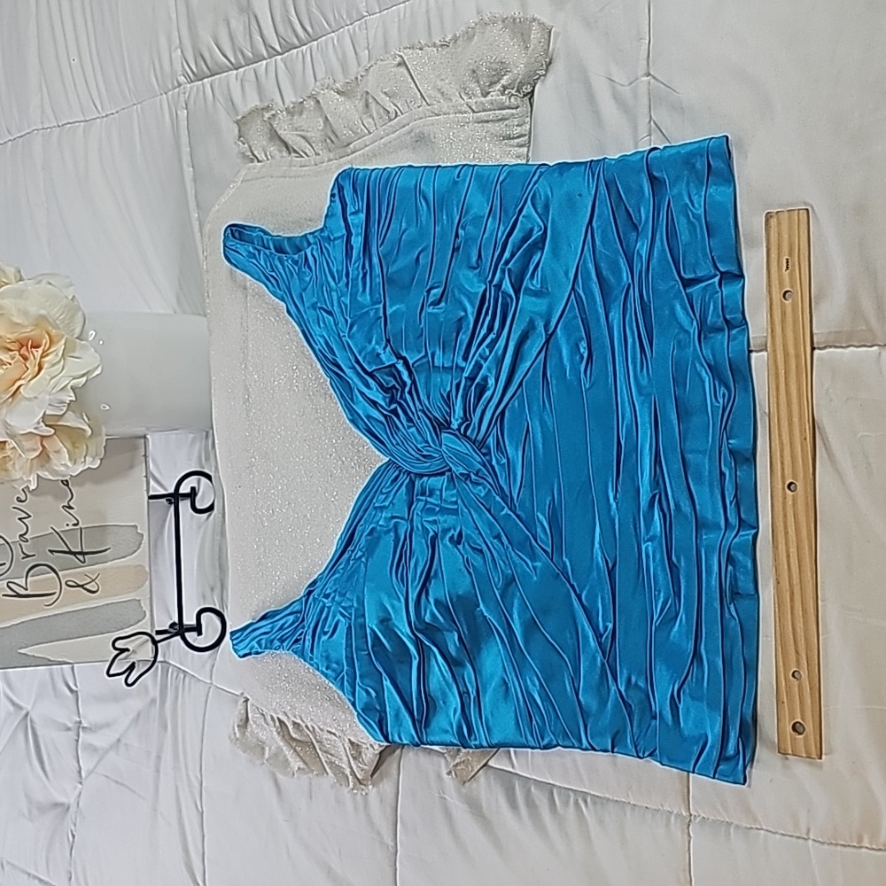 Marisa Baratelli Thai Silk Skirt Set Quiet Luxury Formal Wedding Cocktail Party - Picture 7 of 17